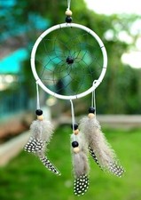 Magnifique Attrapeur De Rêve Dreamcatcher Plumes Attrape Rêves Indien Inde Déco
