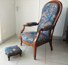 FAUTEUIL VOLTAIRE en noyer