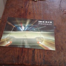 brochure peugeot 204 1973