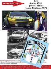 DECALS 1/24 REF 875 ALPINE