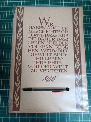 Wochenspruch der nsdap folge - wochenspruch,