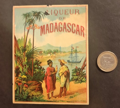 Ancienne rare étiquette - et,