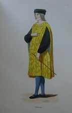 [BEVEREN, PRESSOIR]. Costume du moyen-âge d'après les manuscrits 1847