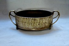 ANCIENNE JARDINIERE LAITON ET BRONZE BAC EN ZINC EPOQUE ART NOUVEAU PARFAIT ETAT