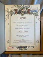 Jules Massenet Sapho Partition