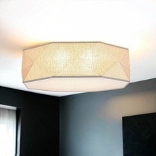 Lustre Moderne En Lin De 52 Cm