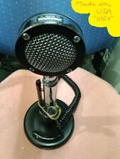 Micro Astatic D-104 SPECIAL Chromé ARGENT PIED NOIR  Satiné