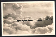 Ak Avions Le Klemm-Staffel Petites 35 B Avec Hirth-Motor sur Le Nuages