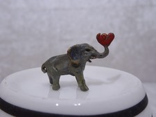 Éléphant En Bronze Miniature