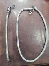 Collier De Bain En Argent Indien 6/7 Mm Et Bracelet Silver Snake Unisexe