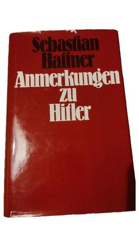 Sebastian haffner anmerkungen - haffner,