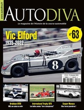  AUTODIVA 63 VIC ELFORD 1935-2022 / BRABHAM BT55 / COOPER MONACO