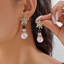 Boucles d'oreilles bonhomme de