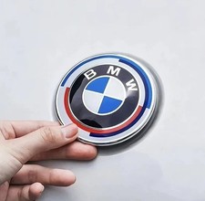 2x BMW Insigne logo capot 82mm