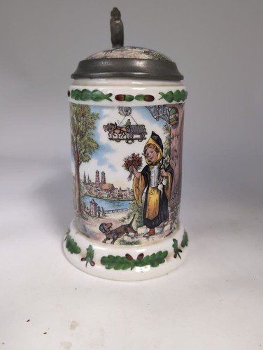 Ancienne tasse couvercle - ancienne, à