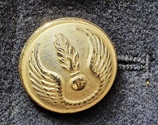 ARMÉE DE L'AIR  ANNÉES 70  UNIFORME FRANÇAIS  GENDARMERIE ANCIEN MANTEAU  CAPOTE