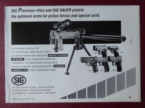 1991 pub sig sauer p226 - 8/1991, p