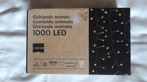 Guirlande électrique animée