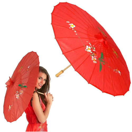 Ombrelle chinoise rouge - chinoise,