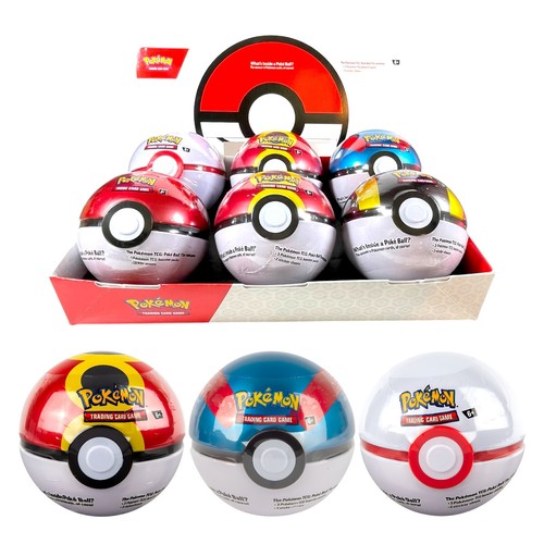 Pokemon tcg poke ball tin - tin, case