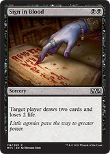 Magic MTG - Sign in Blood -
