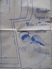 § patron MODES ET TRAVAUX poupée Michel - 01/1967