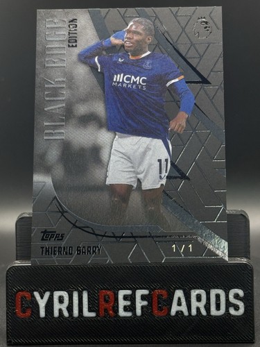 Topps thierno barry - barry, edge
