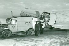 North Ireland 2001 Postcard loading mail on BEA Aircraft at NUTTS CORNER