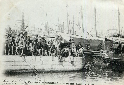Carte marseille pêche dans - la,