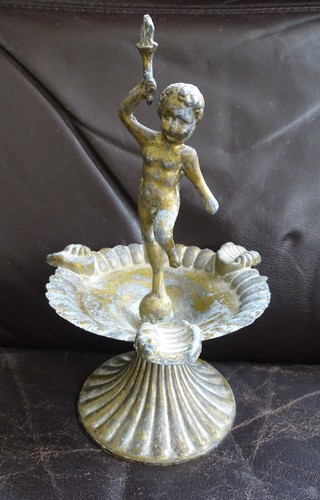 Ancien cendrier sur pied - ancien,