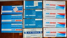 11 Billets d'Avion Vintage Air France, Air Inter 1961, 1976, 1978