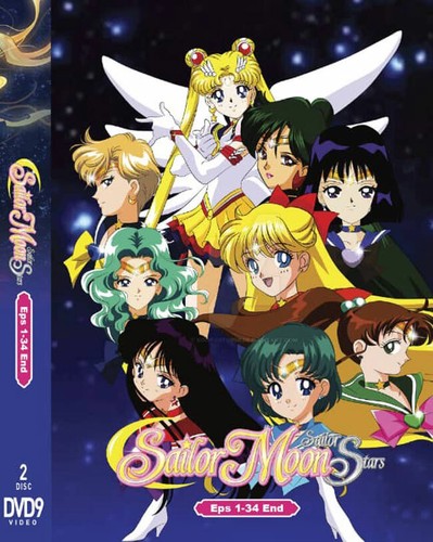 Dvd anime sailor moon - dvd,