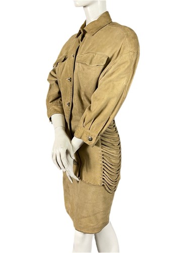 Tailleur vintage daim - tailleur,