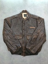 Blouson En Cuir Leather Marron