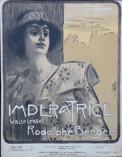 Art nouveau couverture - nouveau, de
