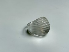 BAGUE Cabochon Nerita LALIQUE cristal Transparent Crystal Ring 51