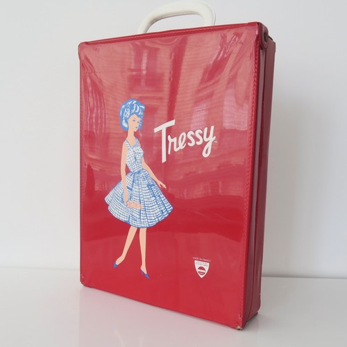 Jouet valise vintage rouge