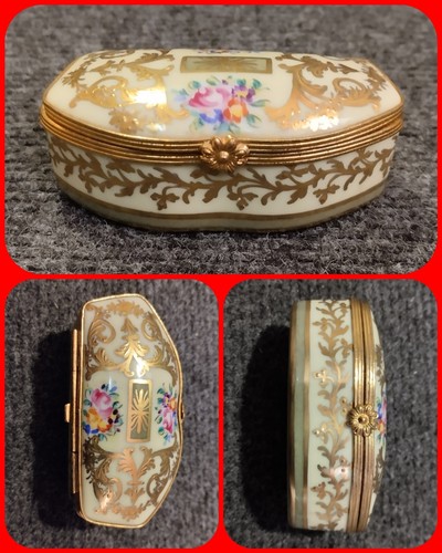 Ancienne boite porcelaine - ancienne,