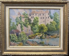 Tableau aquarelle signé Borel