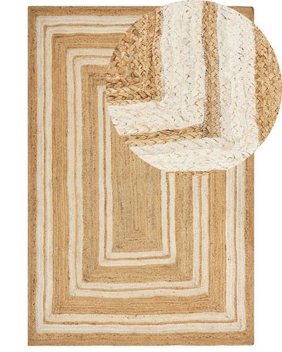 Tapis beige jute 200 - tapis,