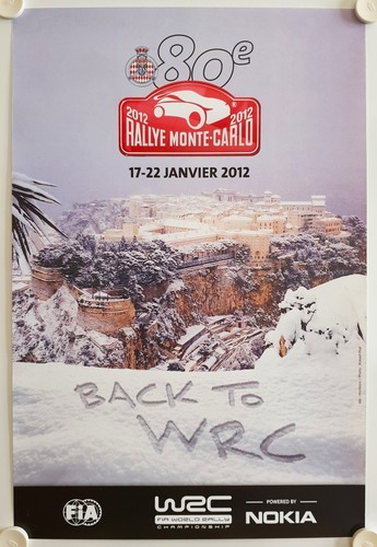 Affiche course automobile 80e - affiche,