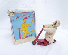Jouet Ancien Singe Patineur