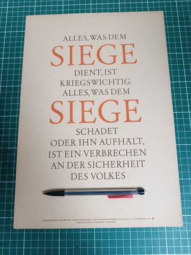 Wochenspruch der nsdap - wochenspruch,