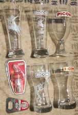 Lot Verres PICON + Décapsuleur + Doseur Neuf