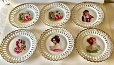 LOT de 6 Anciennes ASSIETTES