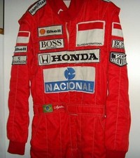 Combinaison de course de karting imprimée Ayrton Senna 1991 F1