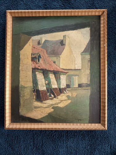 Gde huile panneau encadree - gde,