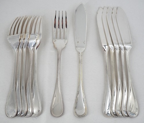 Christofle perles couverts - christofle,