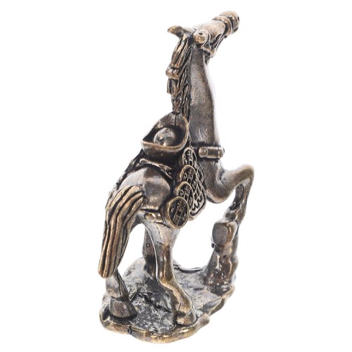 Sculpture cheval laiton - sculpture, en