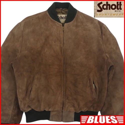 Schott men brown suede - xl,